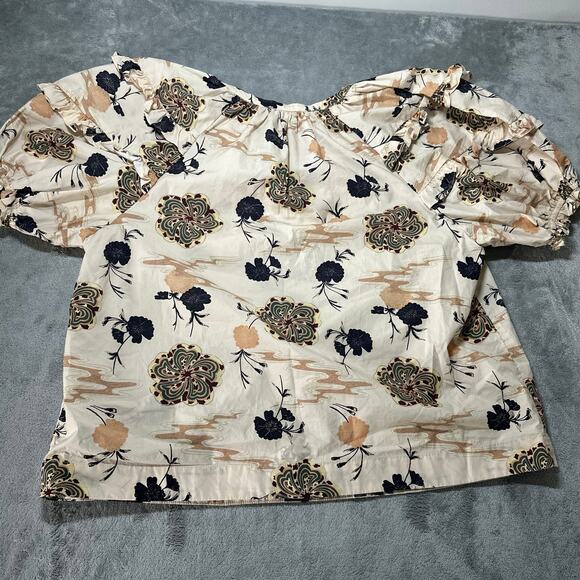 Ulla Johnson - Mari Top in Daisy 100% Cotton Size 8 Medium - Picture 7 of 7